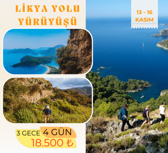 Batı Likya yolu yürüyüşü