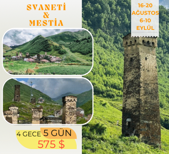 Svaneti-Mestia-Ushguli Rüyası